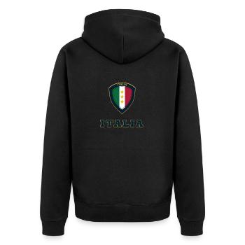 ITALIA - Veste à capuche bio Premium Unisexe - noir - Dos - Nico (187cm)