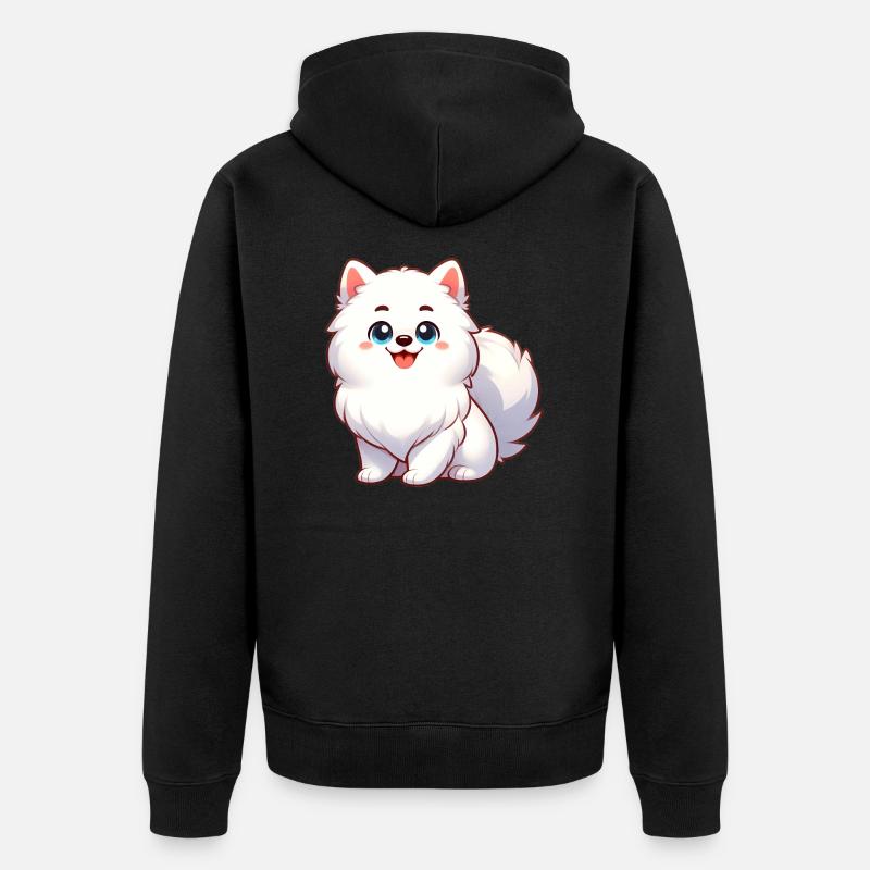 spitz 4 - Veste à capuche bio Premium Unisexe - noir