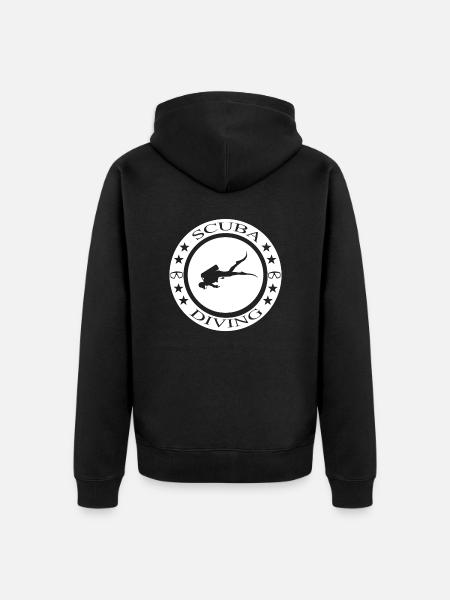 Scuba Diving - Unisex Premium Bio Zip Hoodie - Schwarz