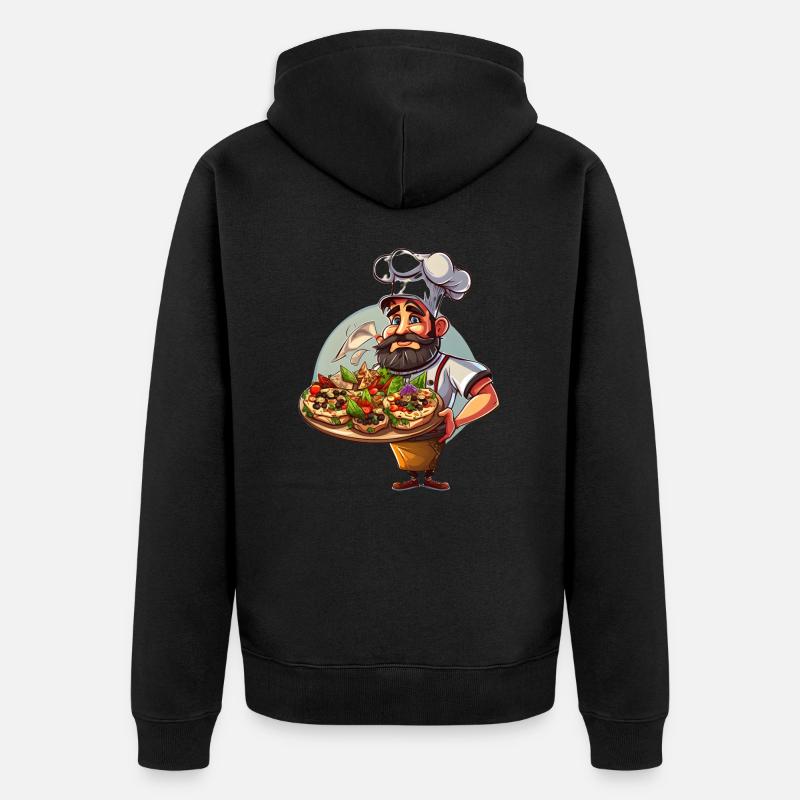 Préparer une tempête - Veste à capuche bio Premium Unisexe - noir