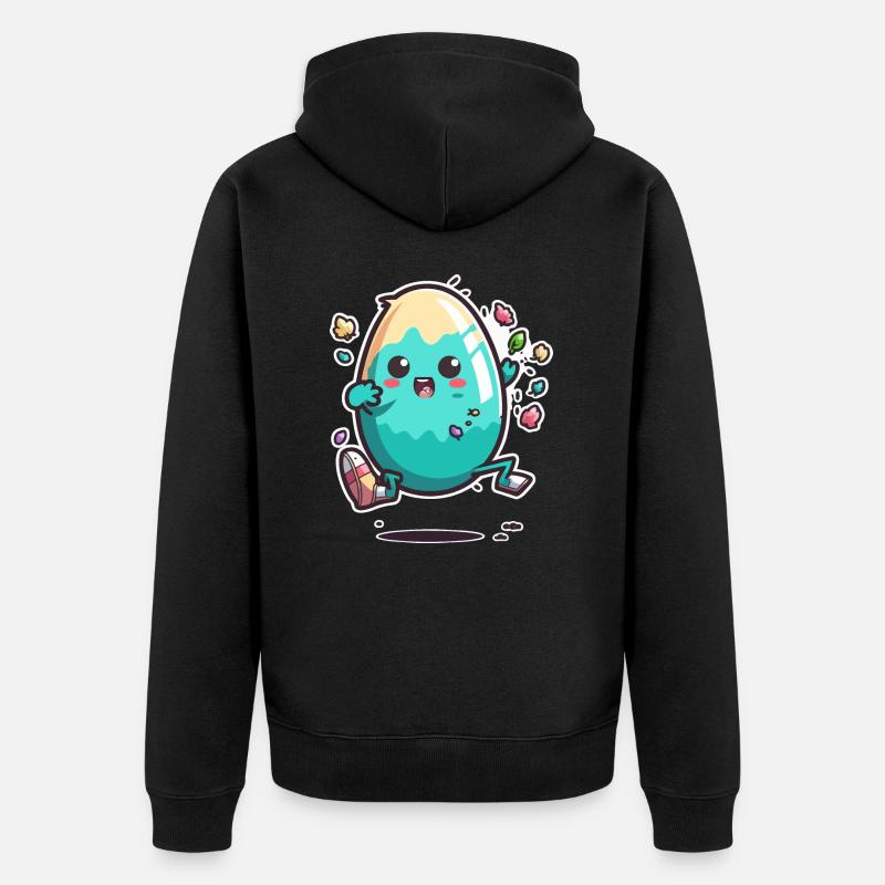 Aventure de Pâques - Veste à capuche bio Premium Unisexe - noir