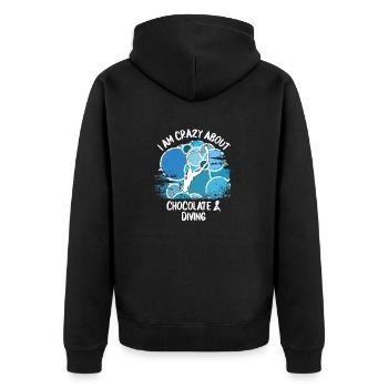 Plongeurs Plongée sous-marine Plongée sous-marine Plongée sous-marine - Veste à capuche bio Premium Unisexe - noir - Dos - Nico (187cm)