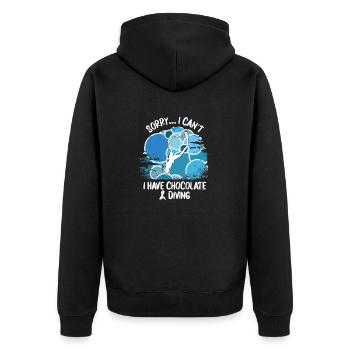 Plongeurs Plongée sous-marine Plongée sous-marine Plongée sous-marine - Veste à capuche bio Premium Unisexe - noir - Dos - Nico (187cm)