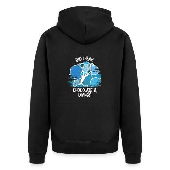Plongeurs Plongée sous-marine Plongée sous-marine Plongée sous-marine - Veste à capuche bio Premium Unisexe - noir - Dos - Nico (187cm)