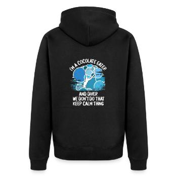 Plongeurs Plongée sous-marine Plongée sous-marine Plongée sous-marine - Veste à capuche bio Premium Unisexe - noir - Dos - Nico (187cm)
