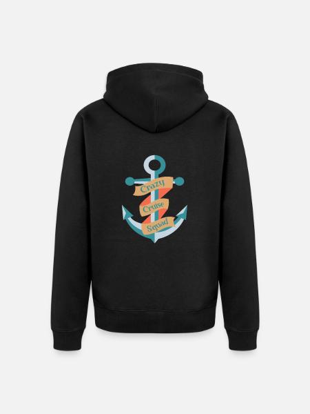 Cruise Cruise Ship - Unisex Premium Organic Zip Hoodie - black