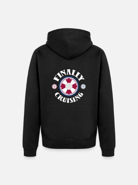 Cruise Cruise Ship - Unisex Premium Organic Zip Hoodie - black