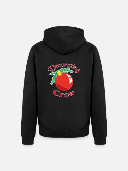Decorating crew - Unisex Premium Organic Zip Hoodie - black