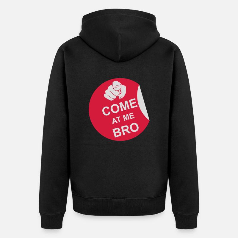 Viens à moi bro - Veste à capuche bio Premium Unisexe - noir