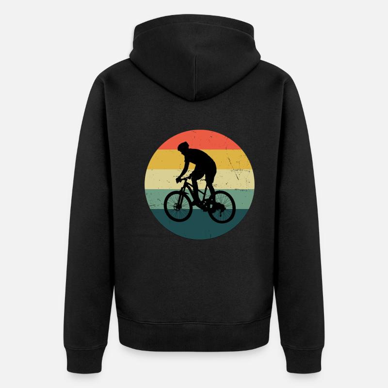 Cyclisme VTT Vélo VTT - Veste à capuche bio Premium Unisexe - noir