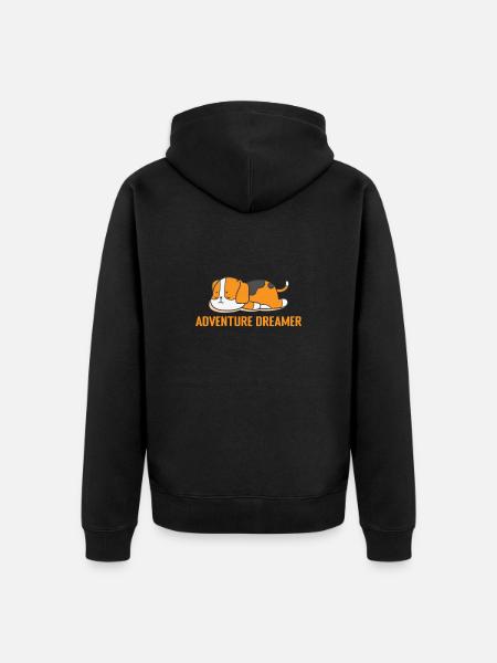 Pyjama Adventure Dreamer Pyjamas - Veste à capuche bio Premium Unisexe - noir