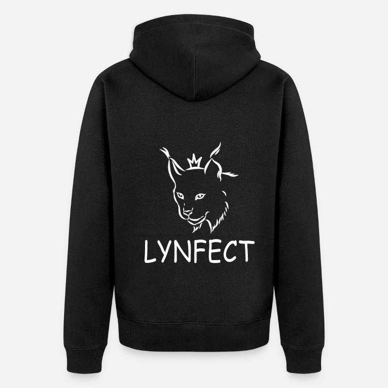 Lynx - Veste à capuche bio Premium Unisexe - noir