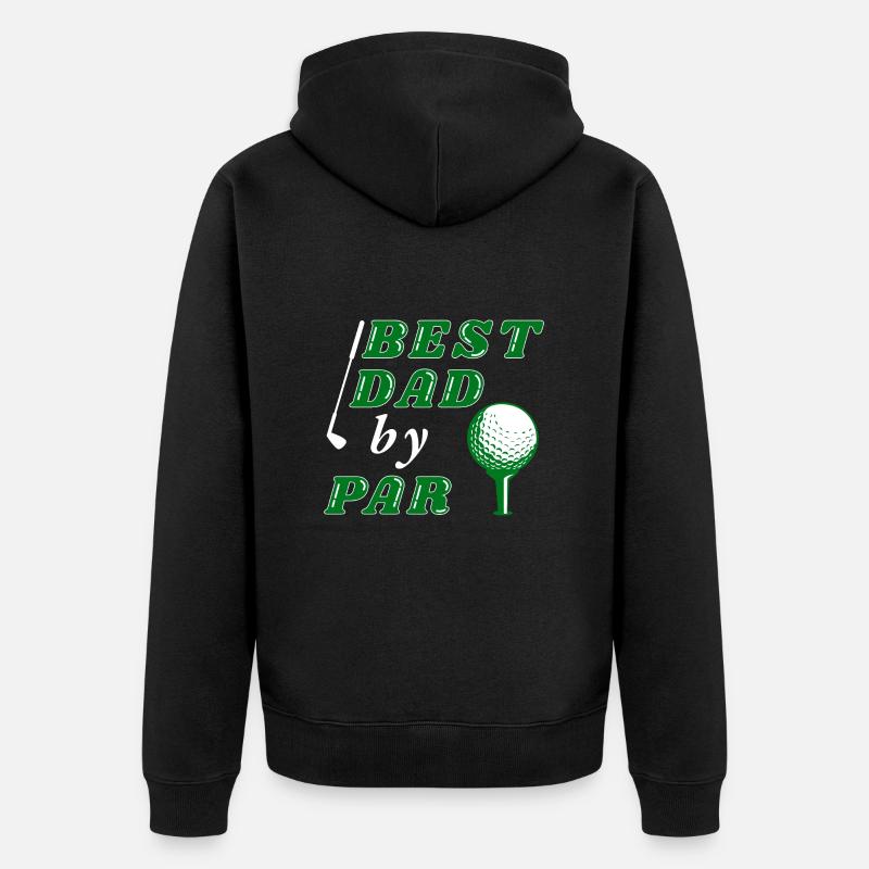 Golf Golfeurs Golfeurs - Veste à capuche bio Premium Unisexe - noir
