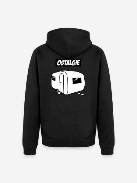 Ostalgie QEK junior - Veste à capuche bio Premium Unisexe - noir