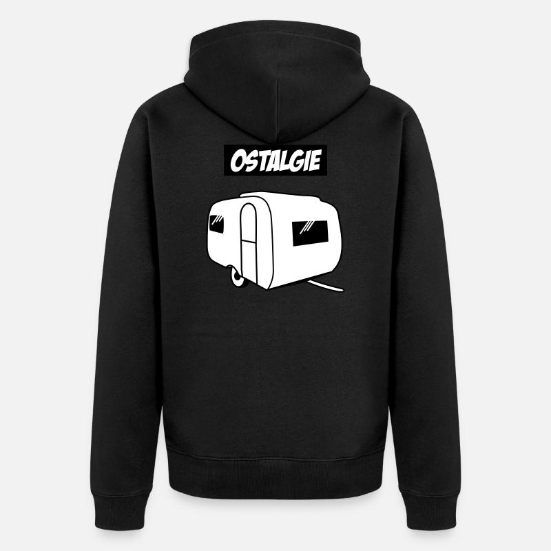 Ostalgie QEK junior - Veste à capuche bio Premium Unisexe - noir