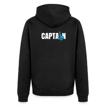 Capitaine - Veste à capuche bio Premium Unisexe - noir - Dos - Nico (187cm)