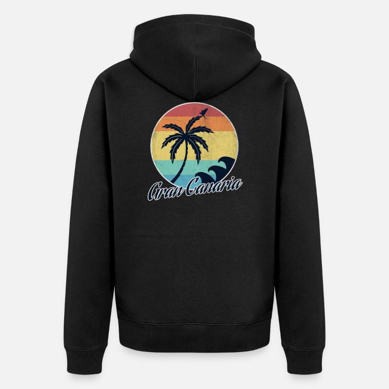 Gran Canaria - Veste à capuche bio Premium Unisexe - noir