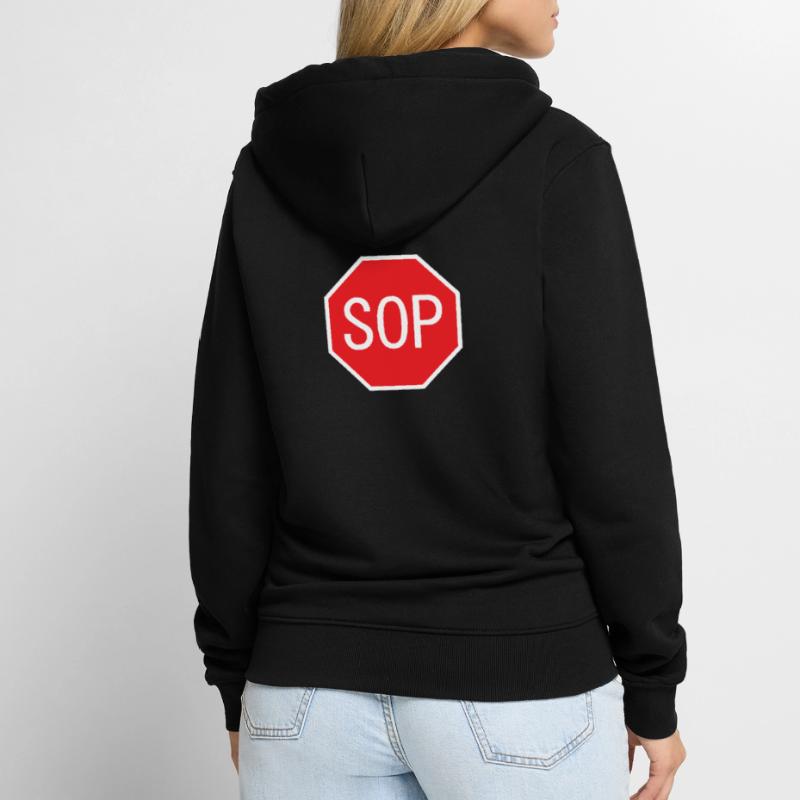 SOP shield Unisex Premium Organic Zip Hoodie