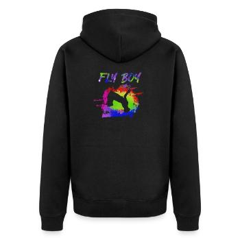 Breakdance Bboying Gift I Breakdance - Veste à capuche bio Premium Unisexe - noir - Dos - Nico (187cm)