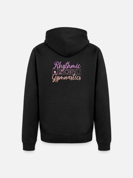 Rhythmic gymnastics gift - Unisex Premium Organic Zip Hoodie - black