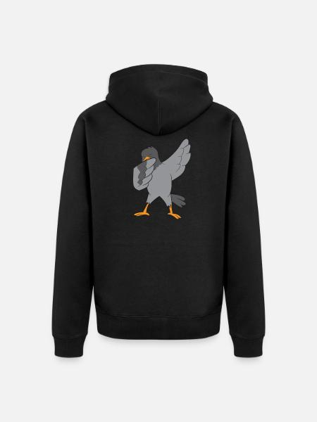 Dove - DAB, tamponner, tamponner, danser - Veste à capuche bio Premium Unisexe - noir