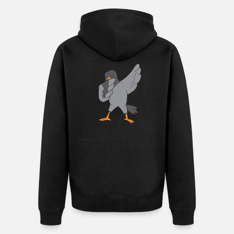 Dove - DAB, tamponner, tamponner, danser - Veste à capuche bio Premium Unisexe - noir