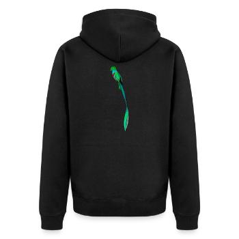 Guatemala Quetzal Chapin Guate Antigua Tikal Maya - Veste à capuche bio Premium Unisexe - noir - Dos - Nico (187cm)