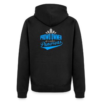 Diabetes diabetic pancreatic insulin - Unisex Premium Organic Zip Hoodie - black - Back - Nico (187cm)