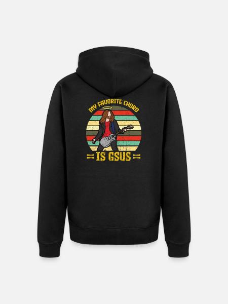 Moim ulubionym akordem jest gitara kościoła Gsus Jesus - Ekologisk premiumluvjack unisex - svart