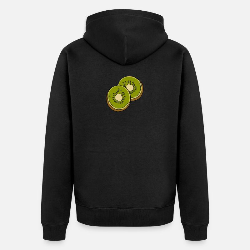 kiwi - Veste à capuche bio Premium Unisexe - noir