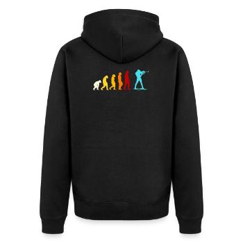 Biathlon Evolution - Veste à capuche bio Premium Unisexe - noir - Dos - Nico (187cm)