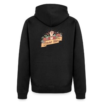 Féminisme Féministe Féministe - Veste à capuche bio Premium Unisexe - noir - Dos - Nico (187cm)
