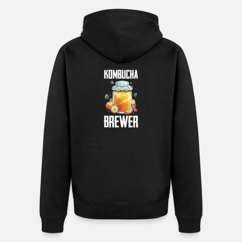 Kombucha - Veste à capuche bio Premium Unisexe - noir