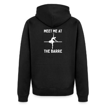 Danseuse de ballet ballerine - Veste à capuche bio Premium Unisexe - noir - Dos - Nico (187cm)