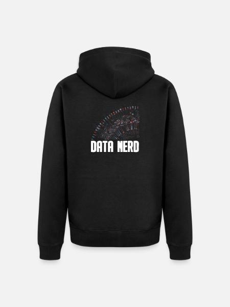 Data Science Analyst Data Scientist - Veste à capuche bio Premium Unisexe - noir