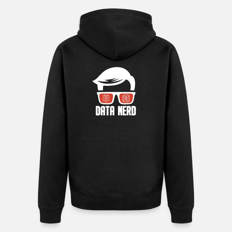 Data Science Analyst Data Scientist - Unisex Premium Organic Zip Hoodie - black
