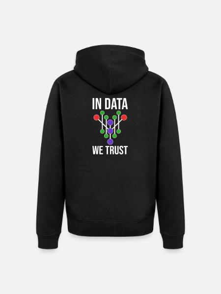 Data Science Analyst Data Scientist - Unisex Premium Organic Zip Hoodie - black