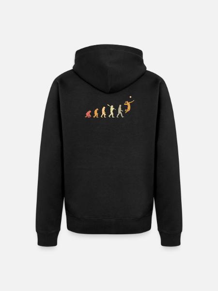 Cadeau d'évolution de volleyball - Veste à capuche bio Premium Unisexe - noir
