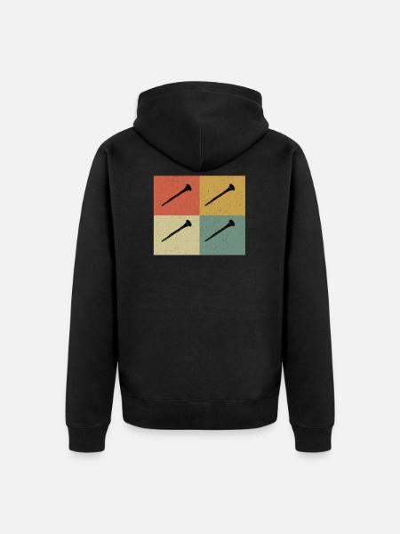 Oboes - Unisex Premium Organic Zip Hoodie - black