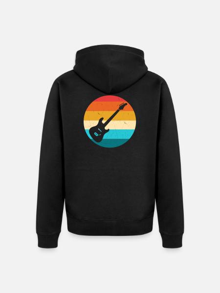 Guitare - Veste à capuche bio Premium Unisexe - noir