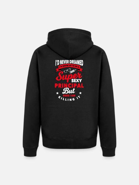 Headmaster Gift - Unisex Premium Organic Zip Hoodie - black