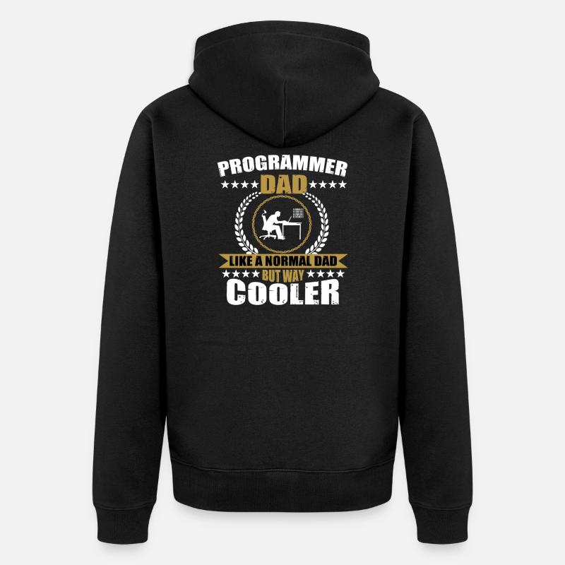 Programmerare pappa - Ekologisk premiumluvjack unisex - svart