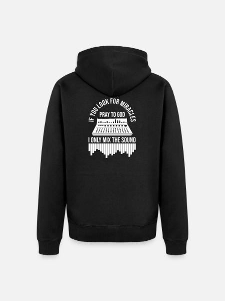 Tontechniker Sound Audio Engineer - Unisex Premium Organic Zip Hoodie - black