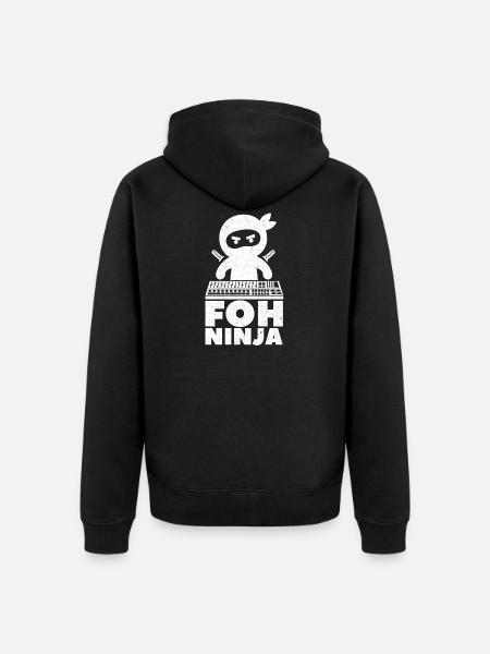 Tontechniker Sound Audio Engineer - Unisex Premium Bio Zip Hoodie - Schwarz