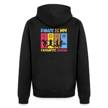 Danse Danse Danse - Veste à capuche bio Premium Unisexe - noir - Dos - Nico (187cm)