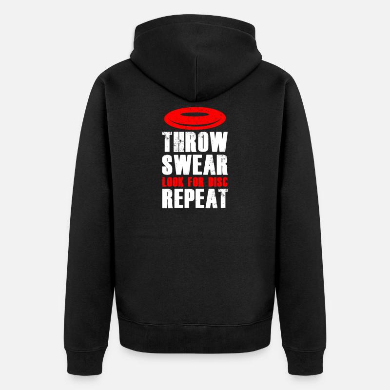 Frisbee Golf - Veste à capuche bio Premium Unisexe - noir