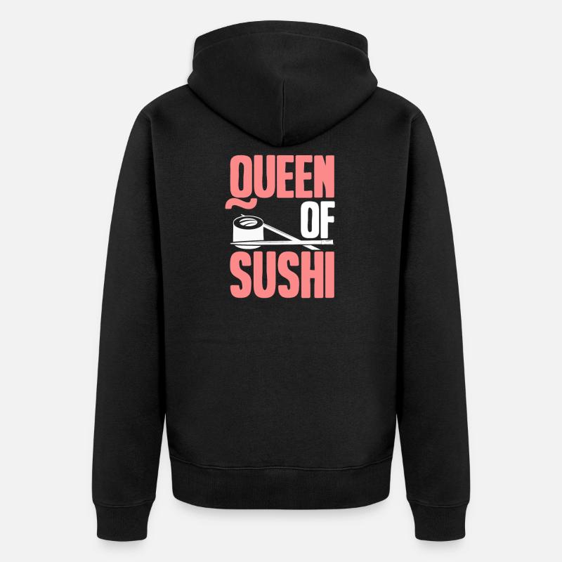 Sushi - Veste à capuche bio Premium Unisexe - noir