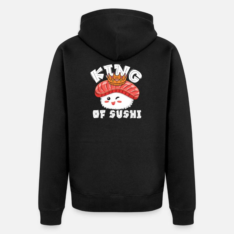 Sushi - Veste à capuche bio Premium Unisexe - noir