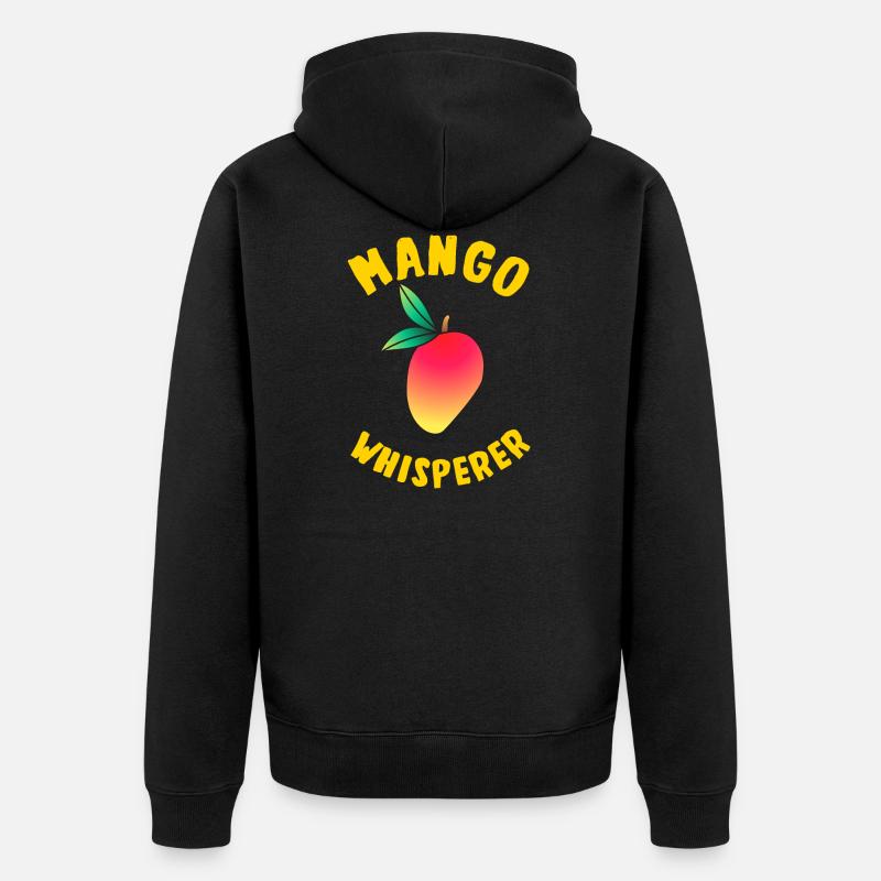 Murmures de mangue - Veste à capuche bio Premium Unisexe - noir