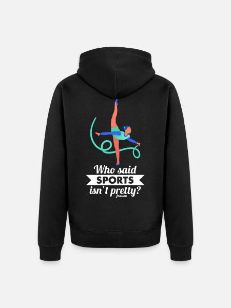 Ballet - Unisex Premium Organic Zip Hoodie - black